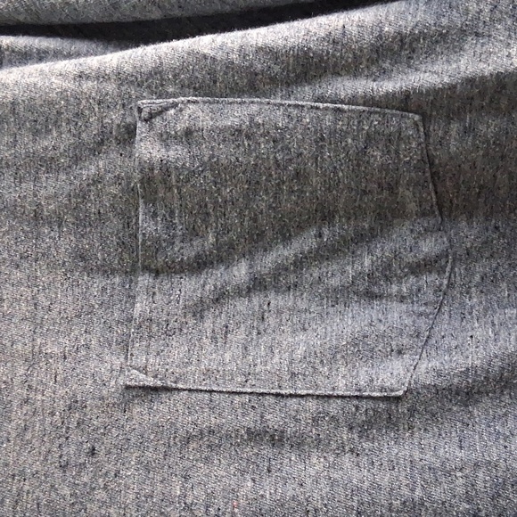 Marine Layer Saddle Hem Pocket In Heather Blue Neps Large - Picture 8 of 11